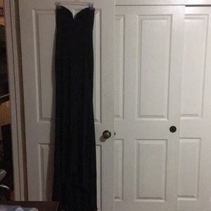 Long black formal dress